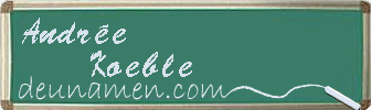 Andrée Koeble Visitenkarte